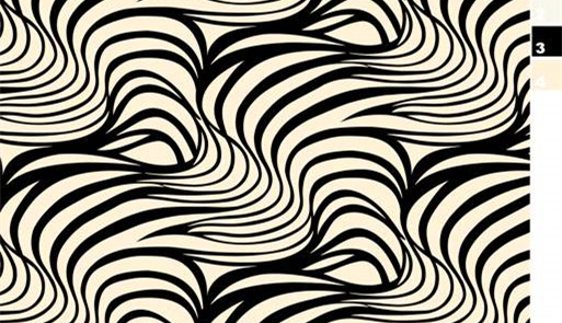 流动线条感面料印花素材,适用于服装印花设计的抽象波浪纹图案