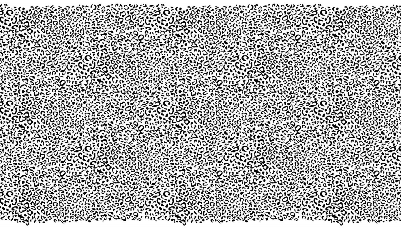 手绘风豹纹面料印花素材,适用于服装印花设计的高密度纹理图