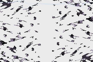 抽象几何碎形面料印花素材，适用于现代服装印花设计