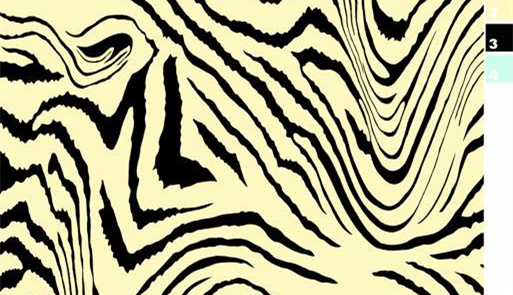 抽象波浪条纹面料印花素材,适用于时尚服装印花设计