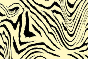 抽象波浪条纹面料印花素材，适用于时尚服装印花设计