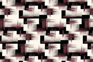 几何抽象风面料印花素材，适用于现代服装印花设计