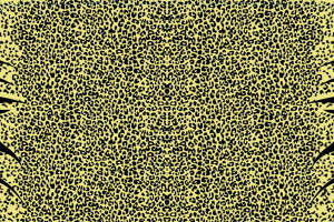 豹纹与虎纹融合的服装印花素材，高辨识度面料印花设计