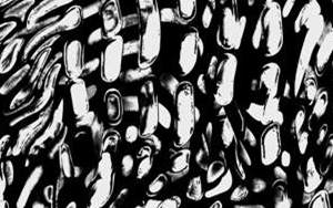 抽象液态肌理面料印花素材，适用于潮流服装印花设计