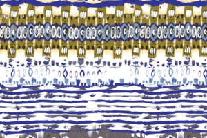 复古几何条纹面料印花素材，适用于服装印花设计与数码印染