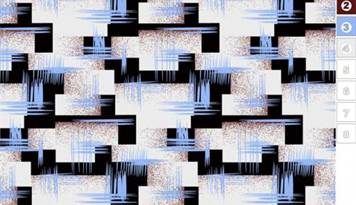 几何抽象风面料印花素材,适用于服装印花设计的高清纹理图