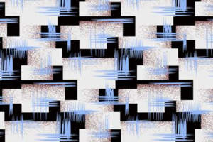 几何抽象风面料印花素材，适用于服装印花设计的高清纹理图