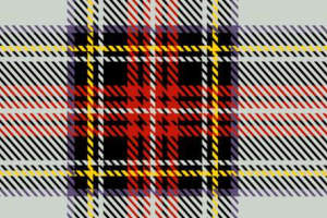 经典红黑黄格纹面料印花素材，适用于服装印花设计与数码印制