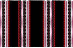 民族风条纹几何图案面料印花素材，适用于服装印花设计