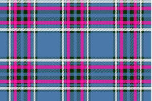 蓝粉绿格纹面料印花素材，经典苏格兰风格服装印花设计