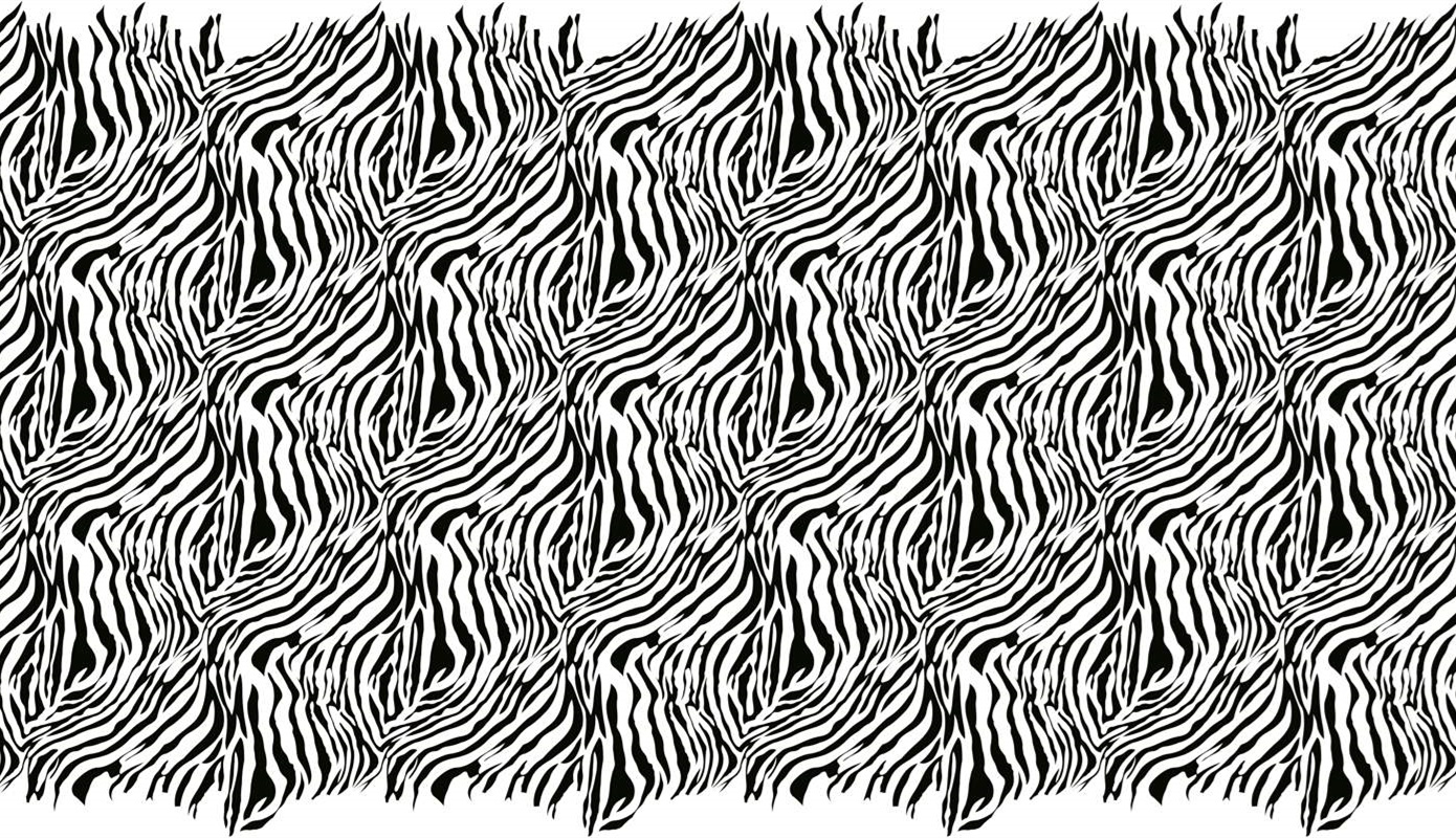 斑马纹面料印花素材图,适用于服装印花设计与数码印染