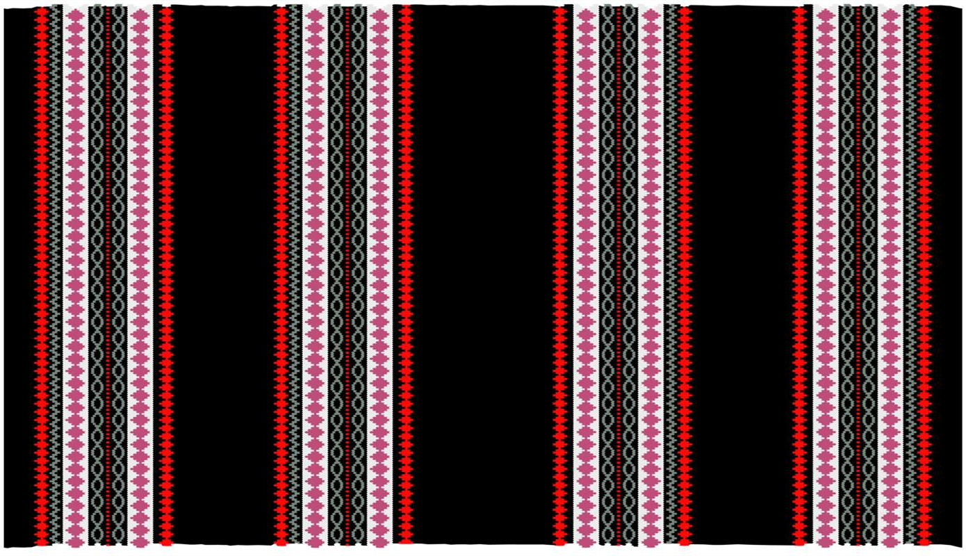 民族风条纹几何图案面料印花素材,适用于服装印花设计