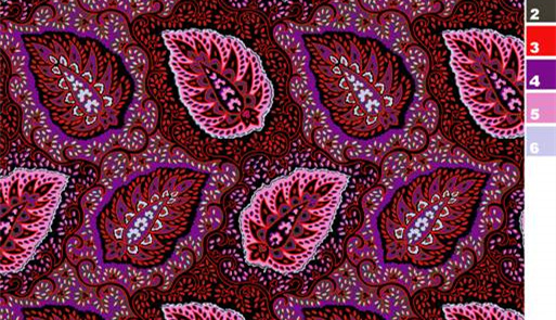 复古巴洛克风面料印花素材,适用于服装印花设计与数码印染