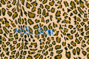 复古豹纹面料印花素材图，适用于服装印花设计与数码印染