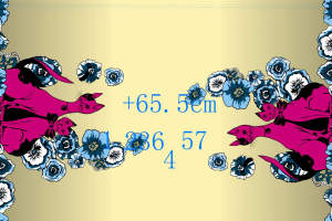 复古手绘风猫咪花卉面料印花素材，适用于服装印花设计