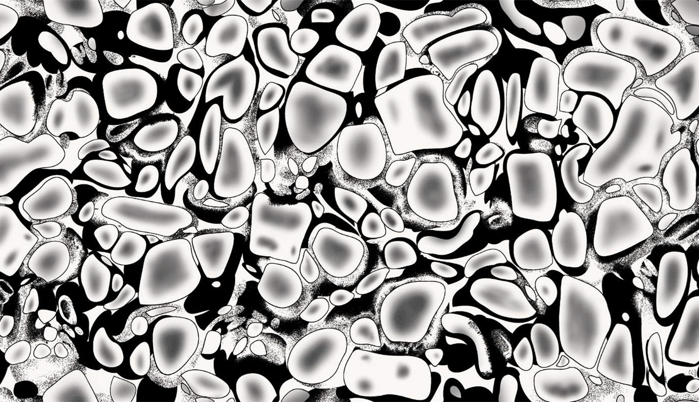 抽象液态肌理面料印花素材,适用于高端服装印花设计