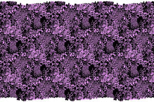 紫黑撞色抽象肌理面料印花素材，适用于时尚服装印花设计