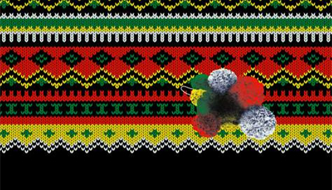 民族风针织纹理面料印花素材,适用于服装印花设计与毛衣图案开发