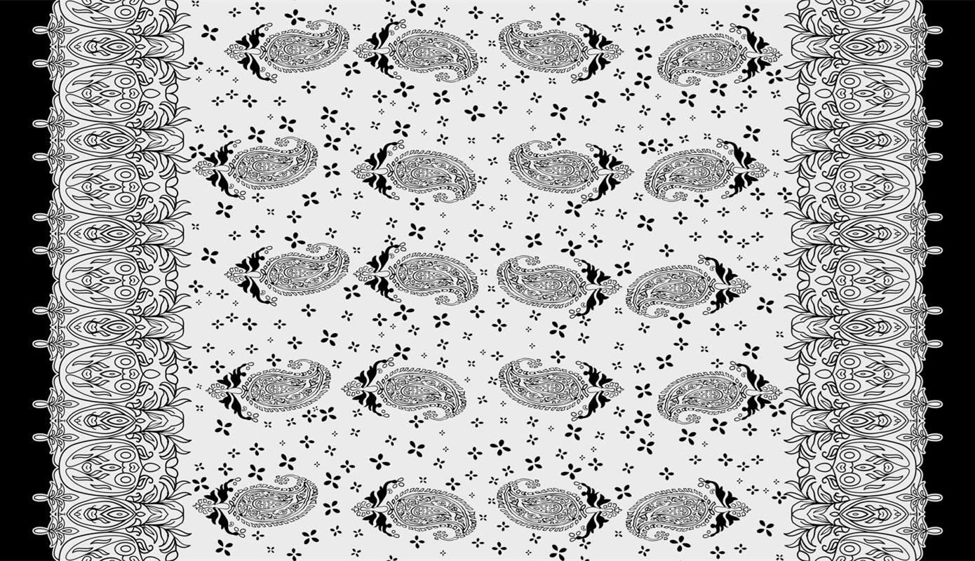经典佩斯利纹面料印花素材,适用于服装印花设计与定制