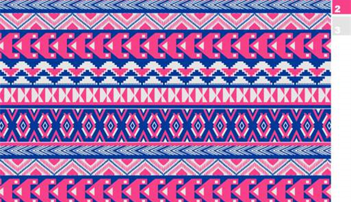 民族风几何条纹面料印花素材,适用于服装印花设计与数码印染