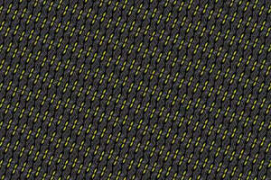 黑底黄线几何纹理面料印花素材，适用于现代简约服装印花设计