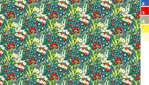 复古田园风面料印花素材,适用于春夏服装印花设计