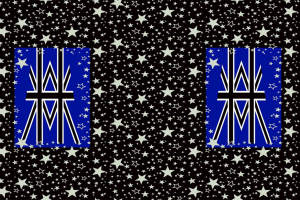 星夜几何风面料印花素材，适用于潮牌服装印花设计