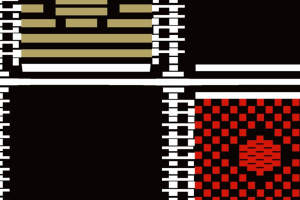 几何像素风面料印花素材，适用于潮牌服装印花设计