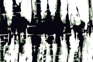 抽象水墨风面料印花素材，适用于服装印花设计的高对比纹理图