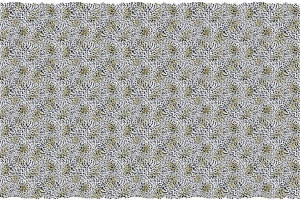 复古波点与几何纹样结合的服装印花素材，适用于面料印花设计