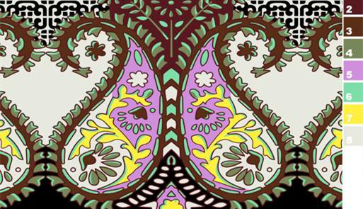 复古佩斯利花纹面料印花素材,适用于服装印花设计与定制