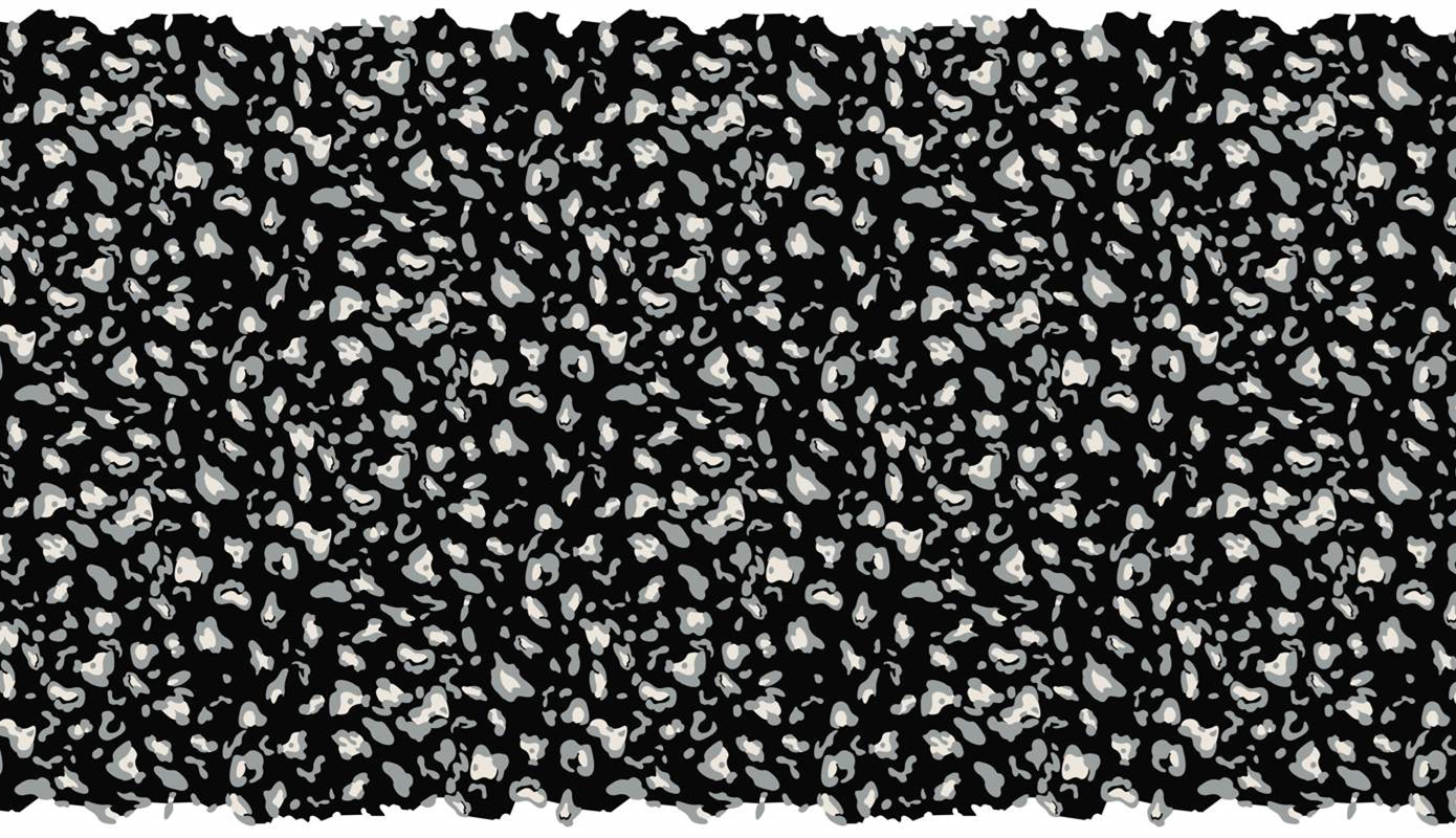 黑白抽象斑点面料印花素材,适用于服装印花设计与数码印染