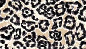 经典豹纹面料印花素材,适用于服装印花设计与时尚服饰开发