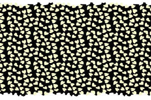 奶油心形密集排列面料印花素材，适用于服装印花设计