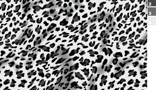 经典豹纹面料印花素材图,适用于服装印花设计与数码印制