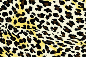 经典豹纹面料印花素材，适用于服装印花设计与时尚服饰开发