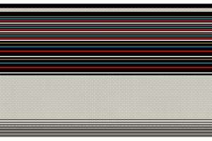 复古条纹面料印花素材图，适用于服装印花设计与数码印染