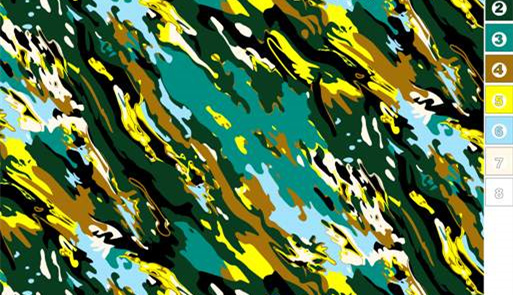 抽象泼墨风面料印花素材,适用于潮流服装印花设计