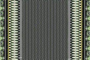 复古几何绿调面料印花素材，适用于服装印花设计与数码印染