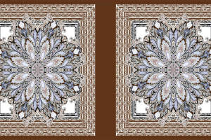 复古巴洛克风面料印花素材，适用于高端服装印花设计