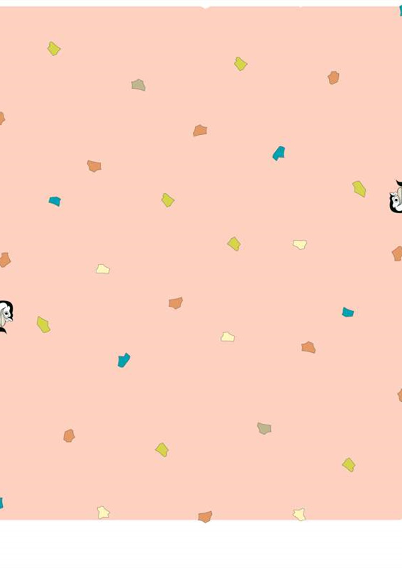 粉色碎花卡通面料印花素材,时尚服装印花设计灵感