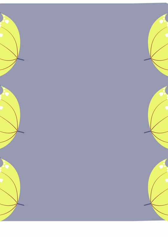 清新柠檬边框面料印花素材,服装印花设计灵感