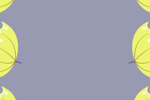 清新叶子面料印花素材 服装印花设计