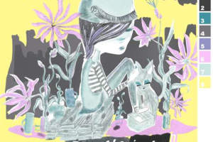 环保主题手绘风格服装印花素材