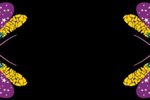 对称撞色面料印花素材 服装印花设计灵感