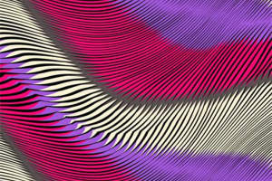 时尚波浪线条面料印花素材，打造潮流服装印花设计