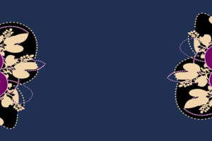 典雅对称花卉面料印花素材 服装印花设计灵感