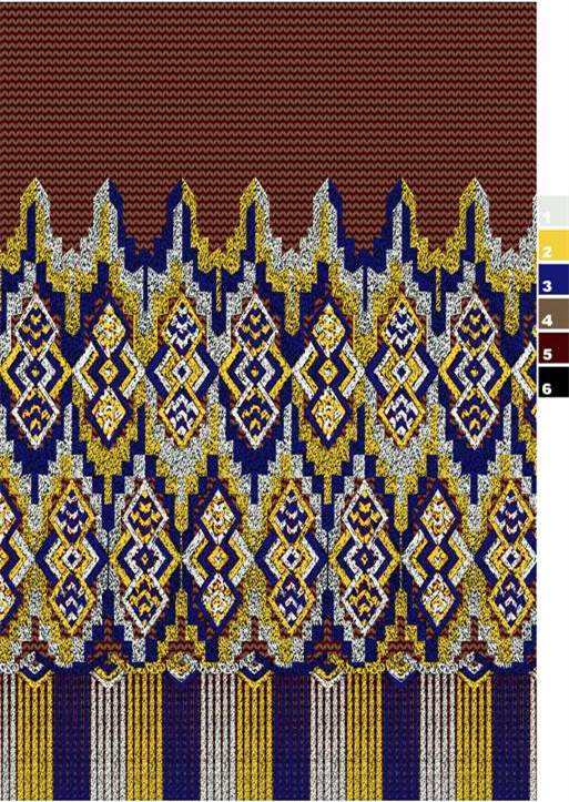 民族风几何面料印花素材 服装印花设计灵感