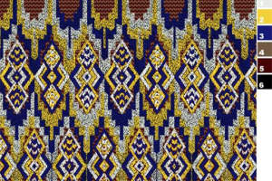 民族风几何面料印花素材 服装印花设计灵感
