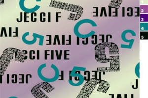 潮流数字字母面料印花素材，服装印花设计必备